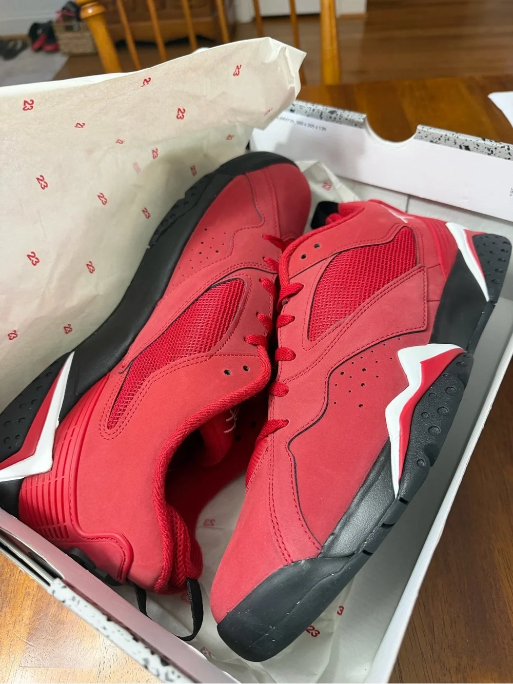 New Nike Air Jordan MVP 92 Red/Black Men’s Size 10 Basketball Shoes Retail $150